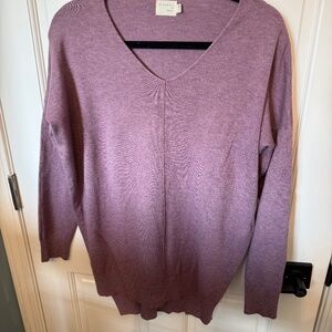 Dreamers By Debut - Purple V Neck Sweater - Size S/M